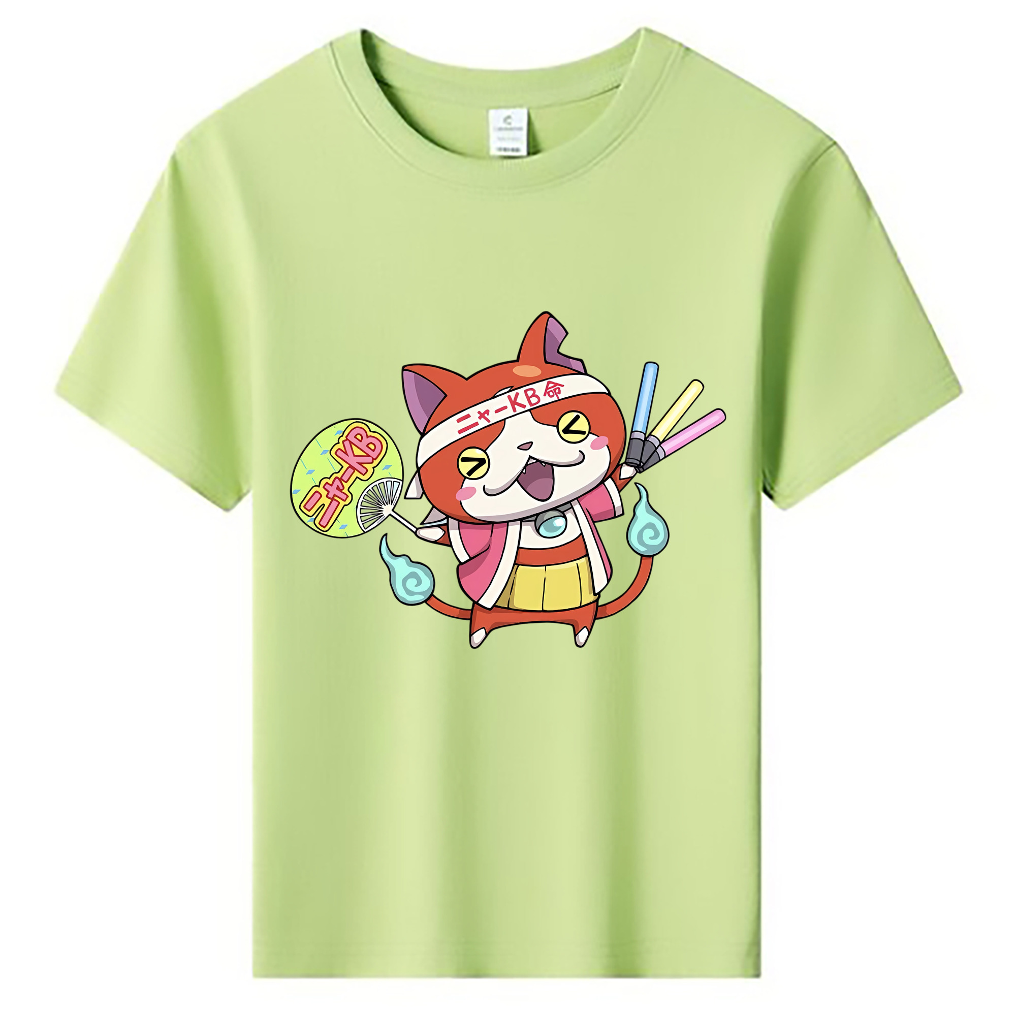 （画像用） 妖怪ウォッチ Yo-kai Watch 綿100％キッズTシャツ（フロントプリント）